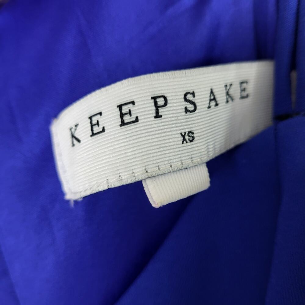 Keepsake x REVOLVE Twisted Fiction Fit and Flare Mini Dress Colbalt Blue | XS - Picture 6 of 10